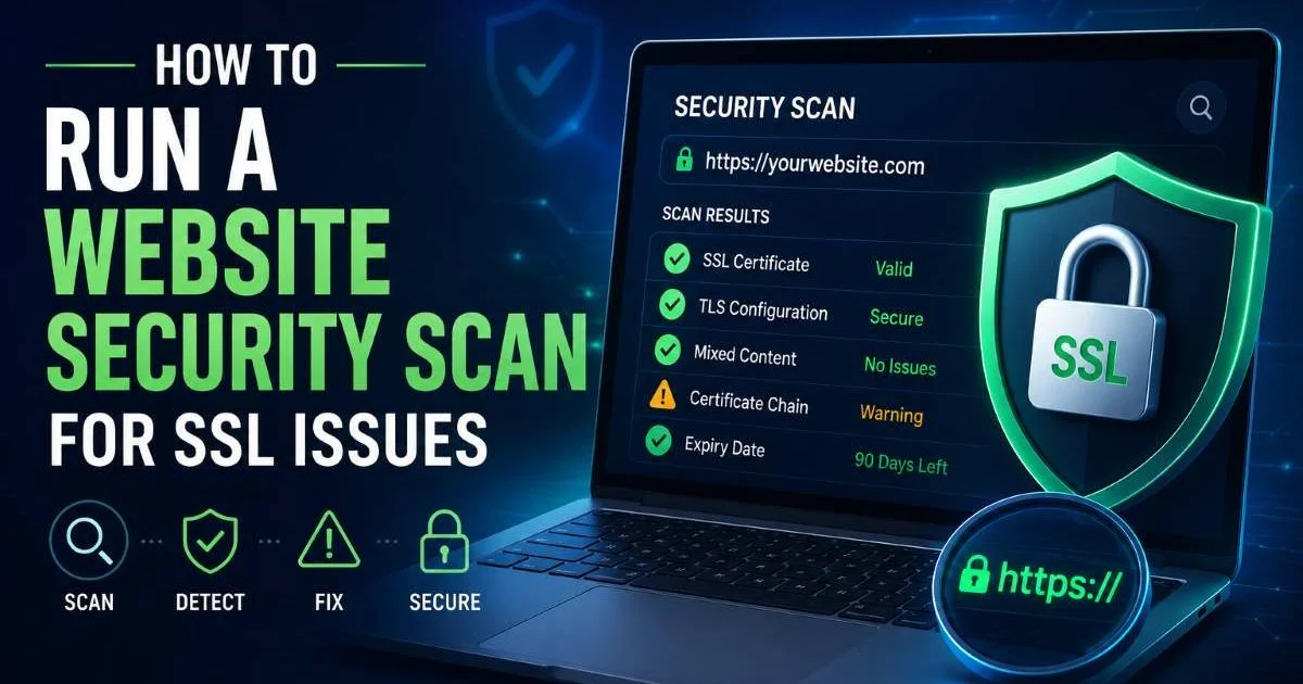 How to Run a Website Security Scan for SSL Issues