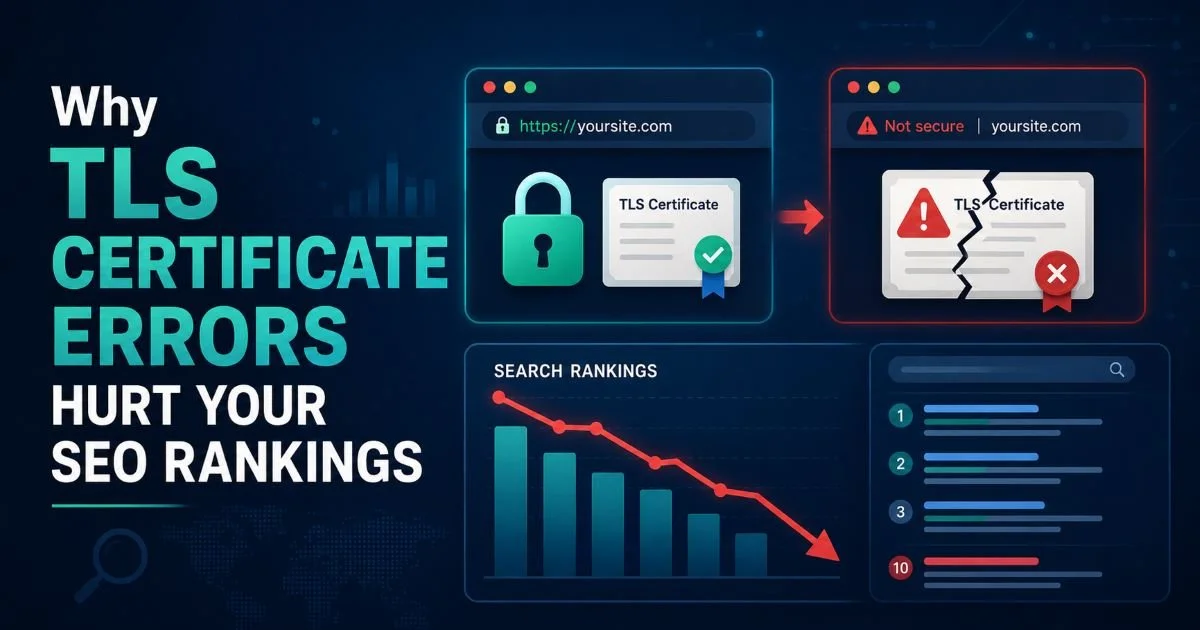 Why TLS Certificate Errors Hurt Your SEO Rankings